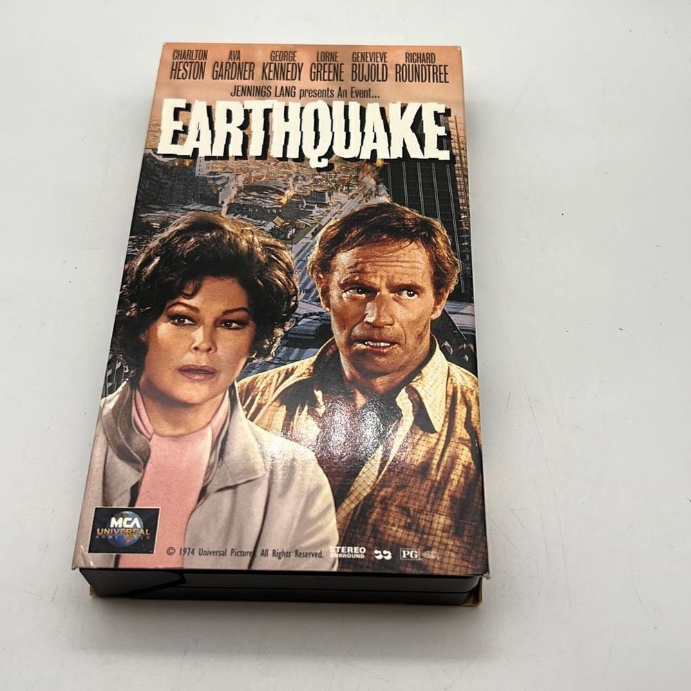Earthquake (VHS, 1996) Video Tape George Kennedy‎ Lorne Greene